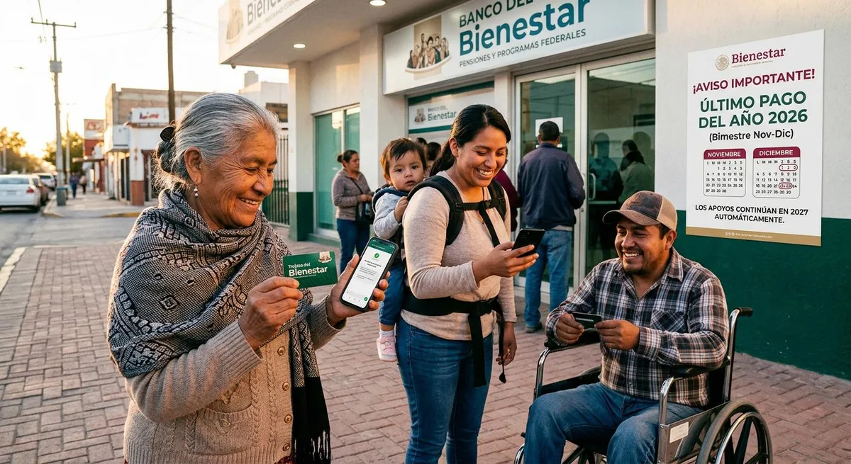 Pensión del Bienestar 2026: ¿Cuándo llega el último pago del año a tu tarjeta del Bienestar?