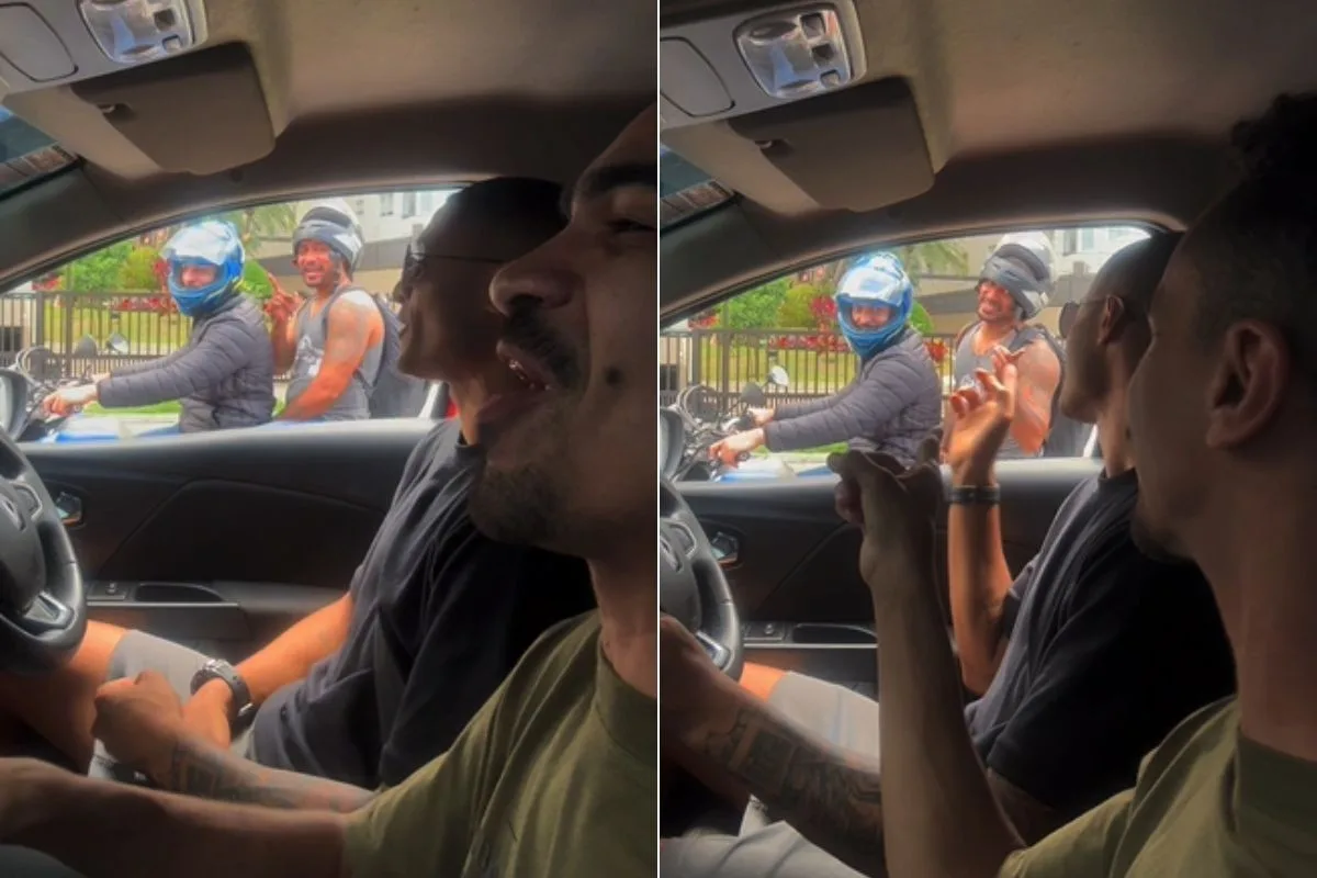 VÍDEO: amigos dançam hit de 'As Branquelas' no trânsito e desconhecidos entram na coreografia
