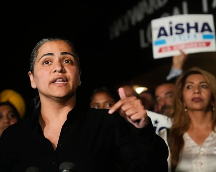 Democrats rally behind progressive Aisha Wahab after win in California special election – US politics live