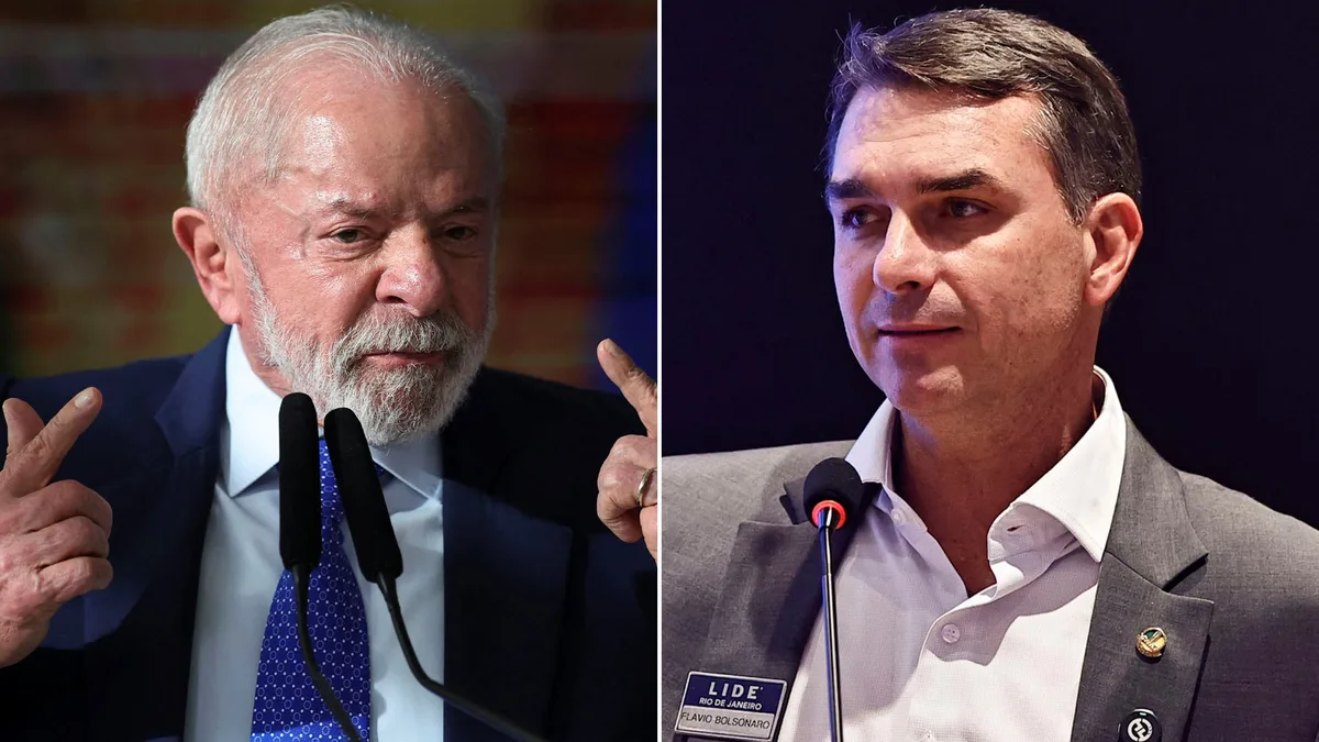 Una nueva encuesta arrojó que la diferencia entre Flávio Bolsonaro y Lula da Silva es de dos puntos a favor del senador