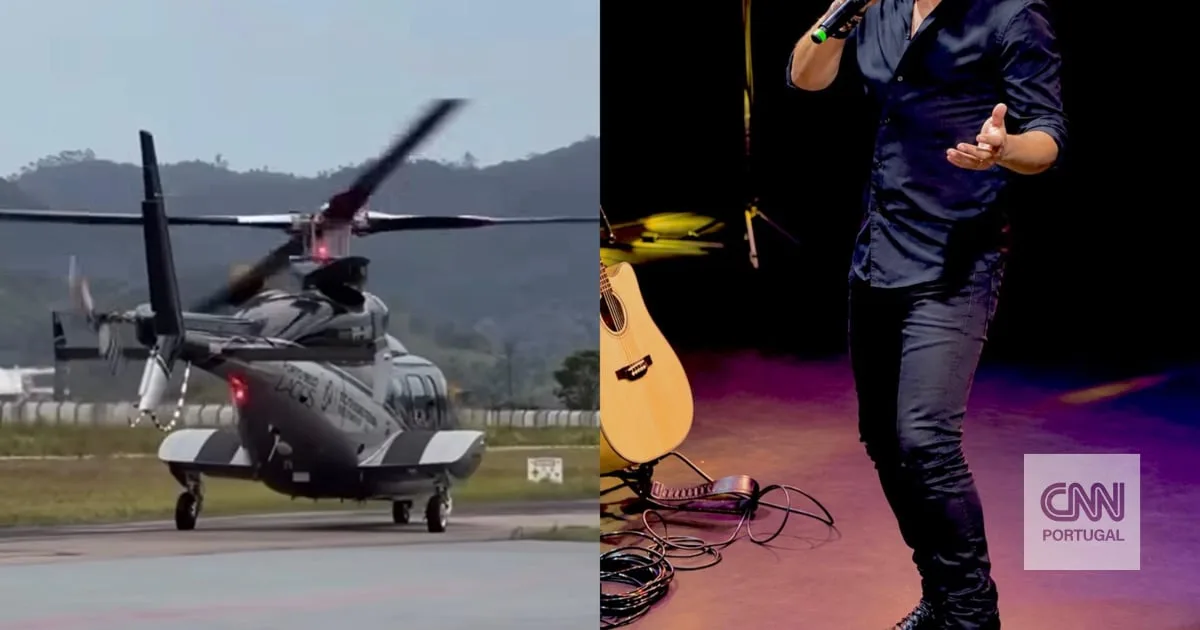 Helicóptero que transportava cantor desaparece no Brasil