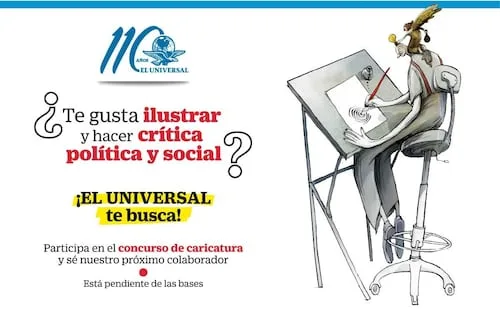 EL UNIVERSAL alista concurso de caricatura; ganador podría convertirse en colaborador