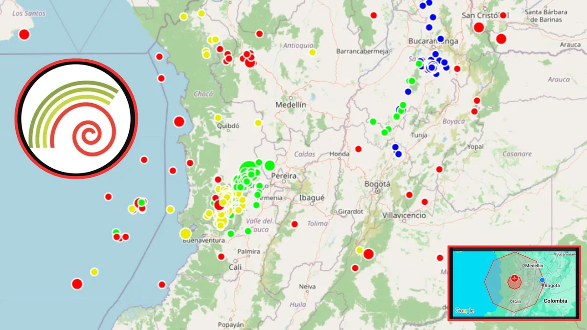 Siguen las réplicas en Chocó luego del terremoto de 7,4: Servicio Geológico Colombiano reportó tres eventos sísmicos la madrugada del jueves 20 de agosto