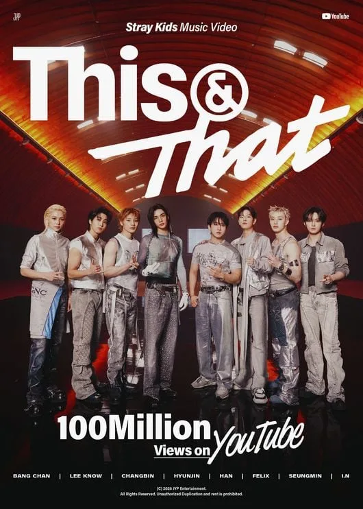 ストレイキッズ「This & That」MV1億回突破