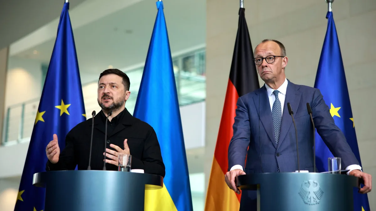 Zelensky: Ucrânia e Alemanha finalizam um acordo de drones e tecnologia para defesa aérea