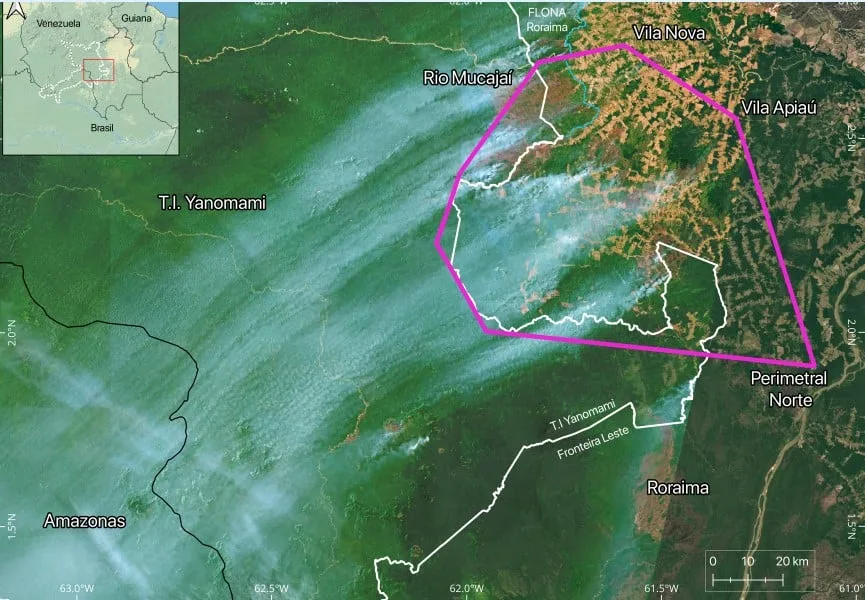 El Niño muda o mapa do fogo em Roraima e aponta região de atenção para incêndios no estado