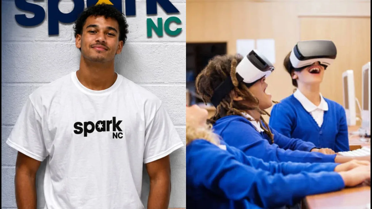 North Carolina student to build first SparkNC VR learning unit