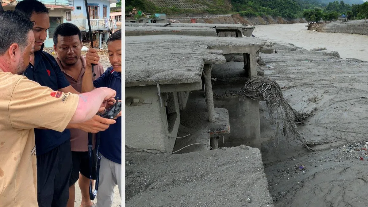 Nepal-Tibet floods: Deep, thick mud that can catch you in a moment hampers search and rescue efforts