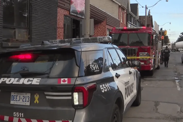 Roads reopen after fire in Toronto’s east end