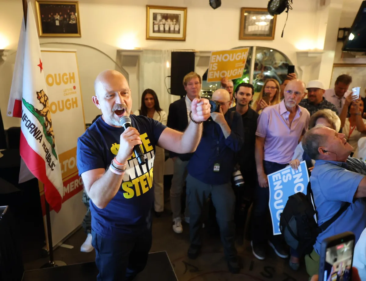 Republican Steve Hilton leans on cheeky ads, voter discontent in long-shot campaign for governor