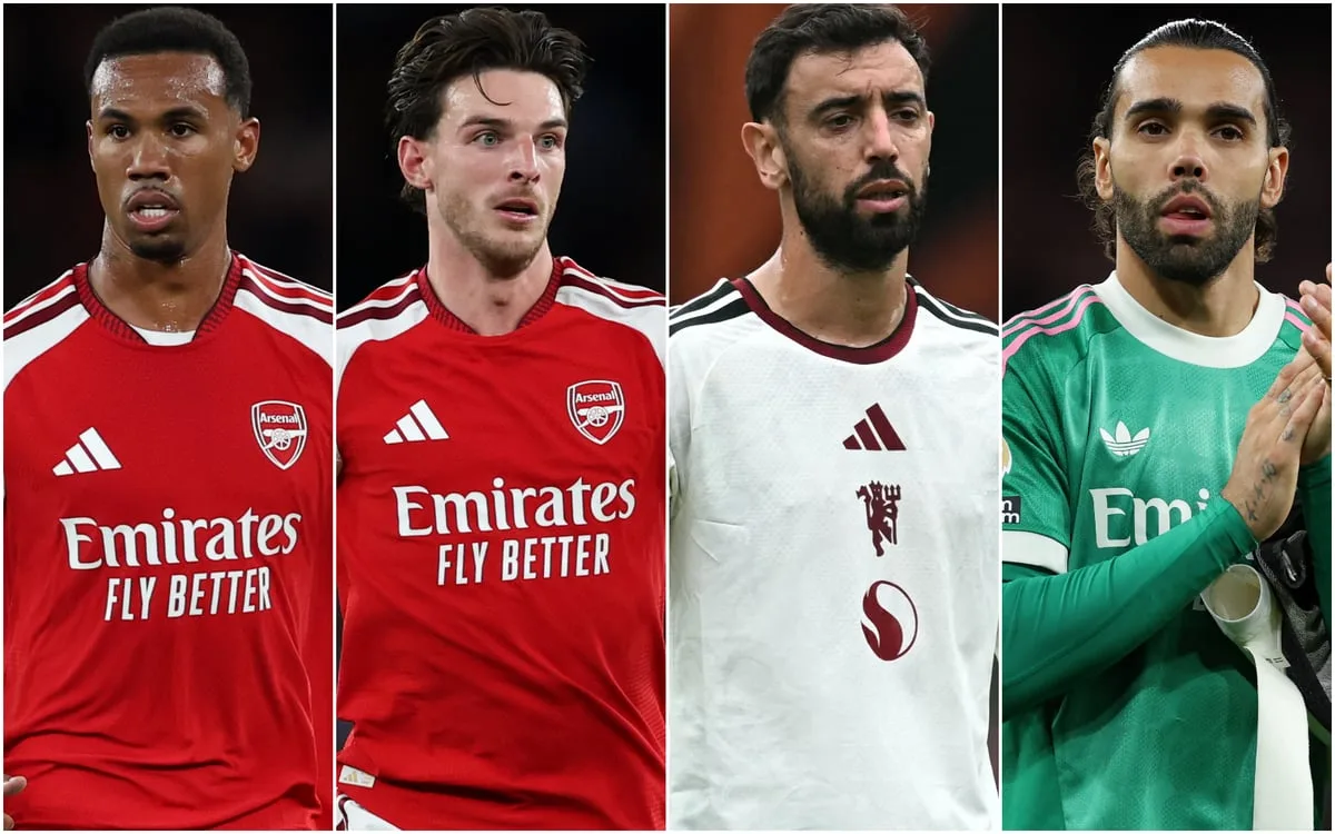 PFA Players' Player of the Year: Arsenal stars make shortlist as Bruno Fernandes eyes hat-trick today