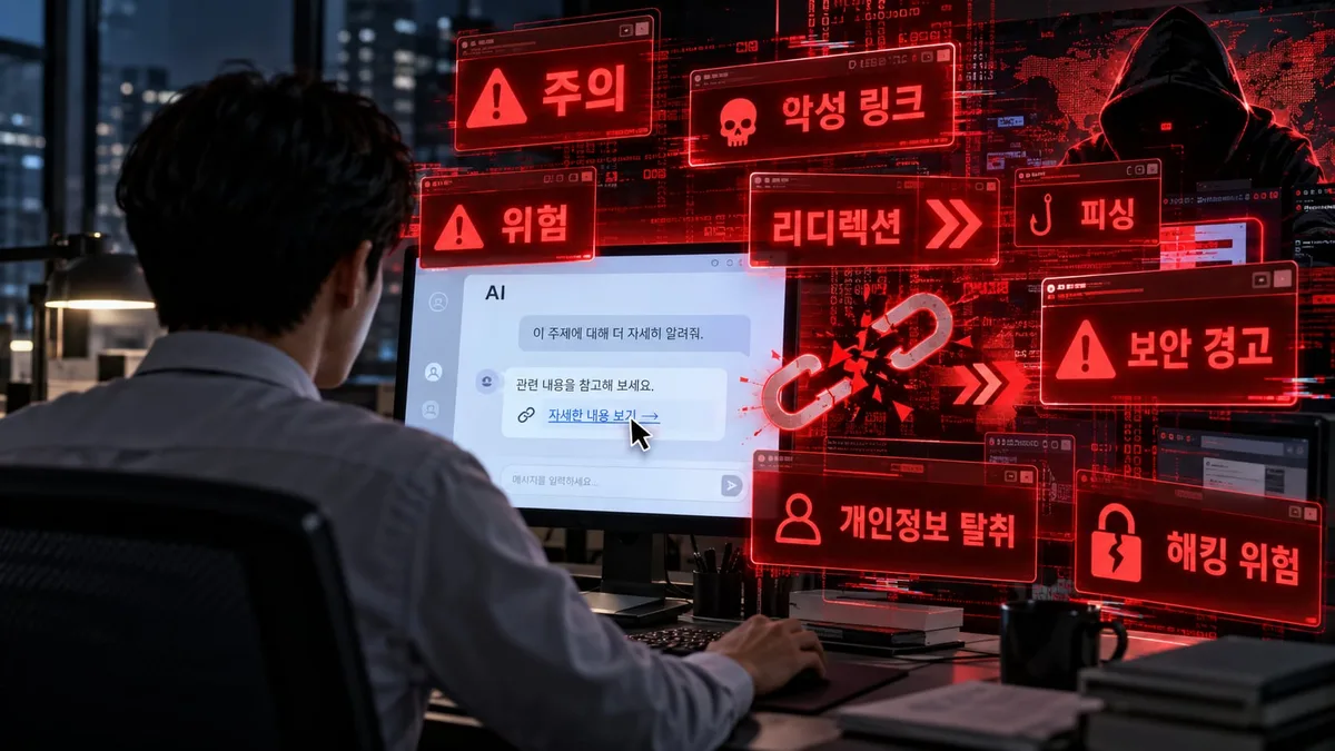 AI가 준 링크 눌렀더니 성인광고 떴다…‘추천 링크’ 안전성 도마
