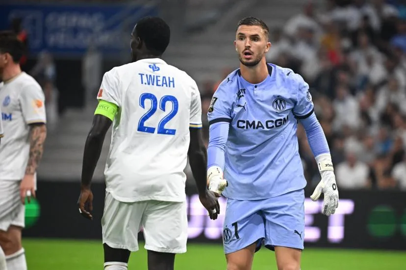 Marseille termine à dix contre le PSG après le carton rouge de Timothy Weah