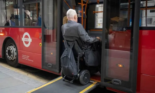 Prime Minister announces free 24 hour travel for disabled bus pass holders across England from next year