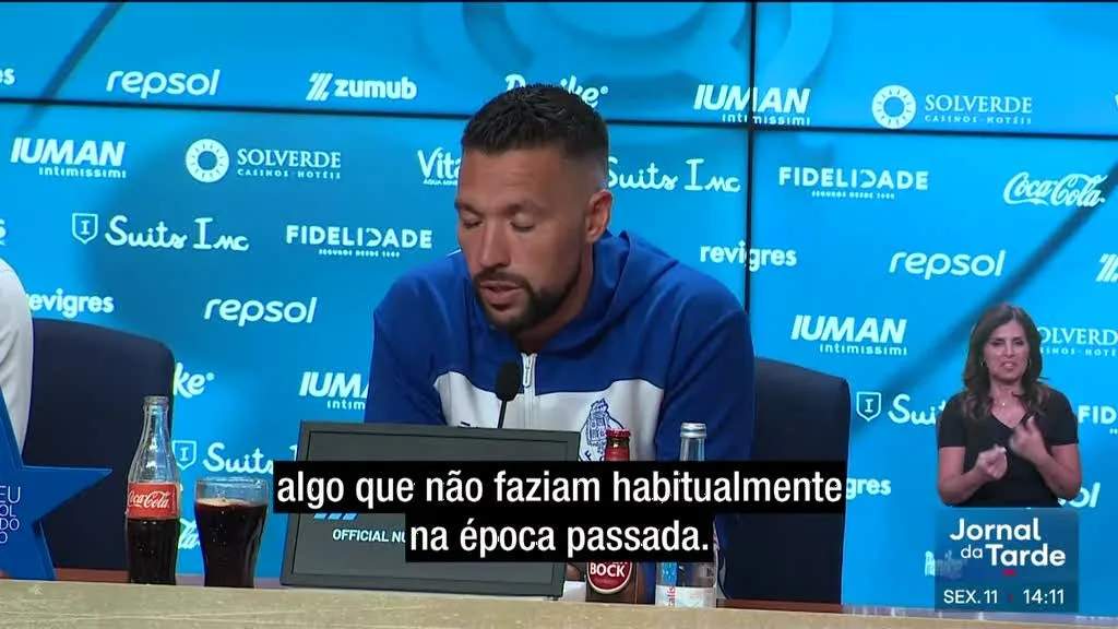 Farioli confirma ausência de Froholdt no jogo com o Casa Pia