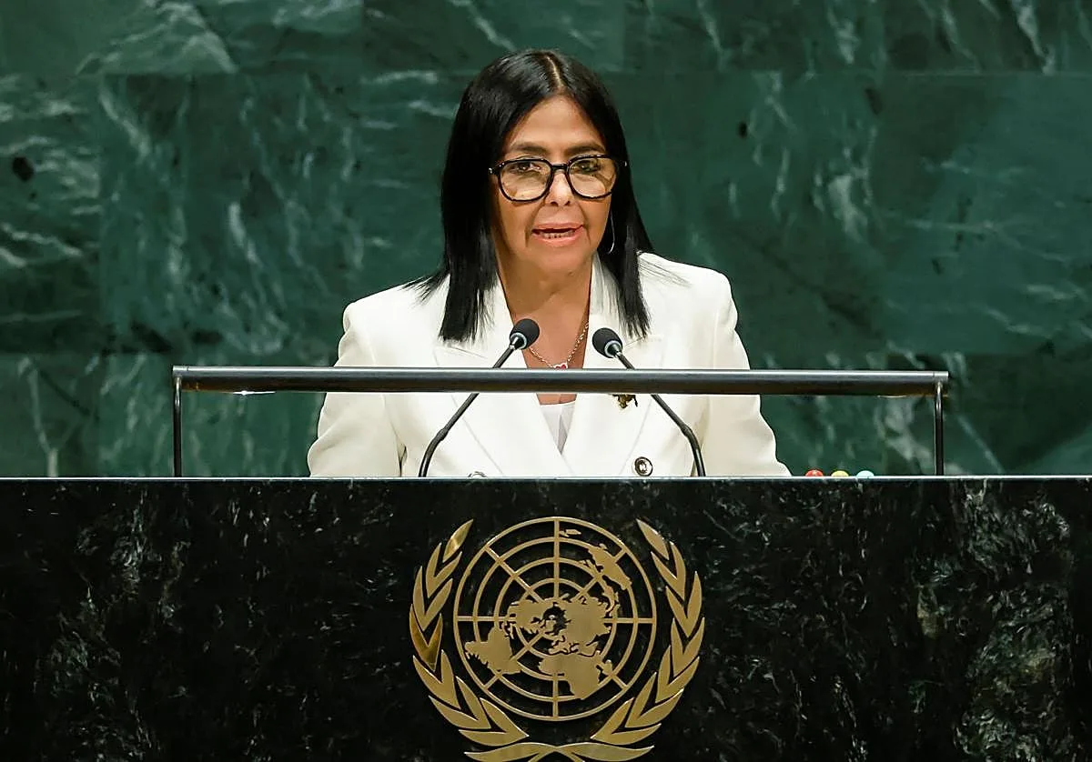 Delcy anuncia ante la ONU que habrá elecciones, pero que ella conducirá la transición política