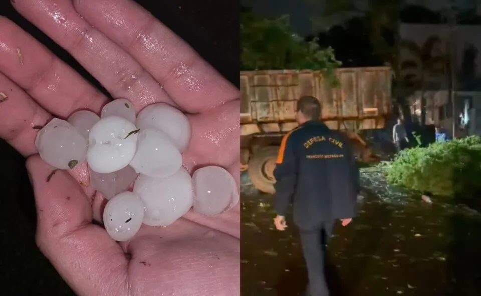 Rajadas de vento passam de 120 km/h e tempestades causam estragos em várias regiões do Paraná