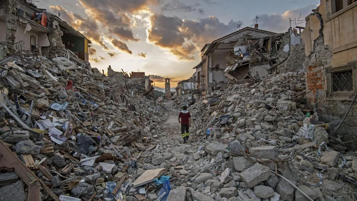Erdbeben: Zehn Jahre nach Erdbeben: Amatrice gedenkt der Opfer