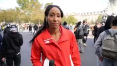 Watch: 'Mood has really shifted' as Paris protesters clash with police