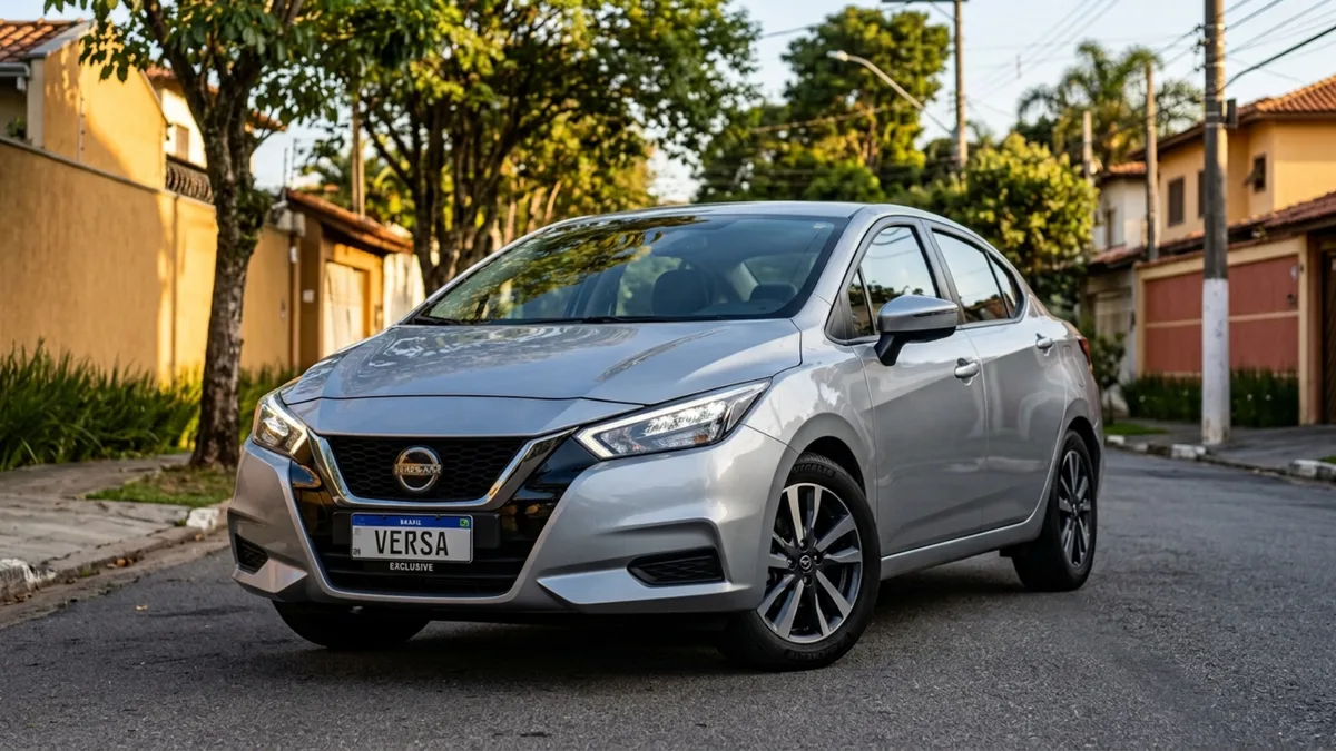Nissan tem sedã automático de R$ 119.990 que coloca até 482 litros no porta-malas e entrega 113 cv