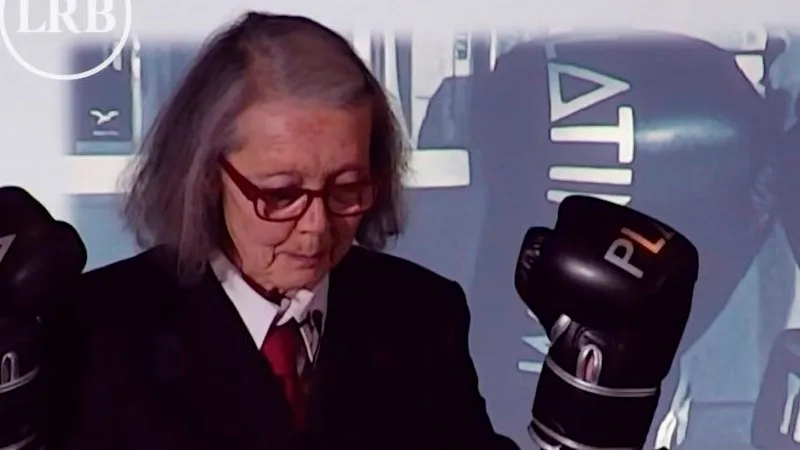 Why the woman who won the Nobel Prize for Literature wears boxing gloves