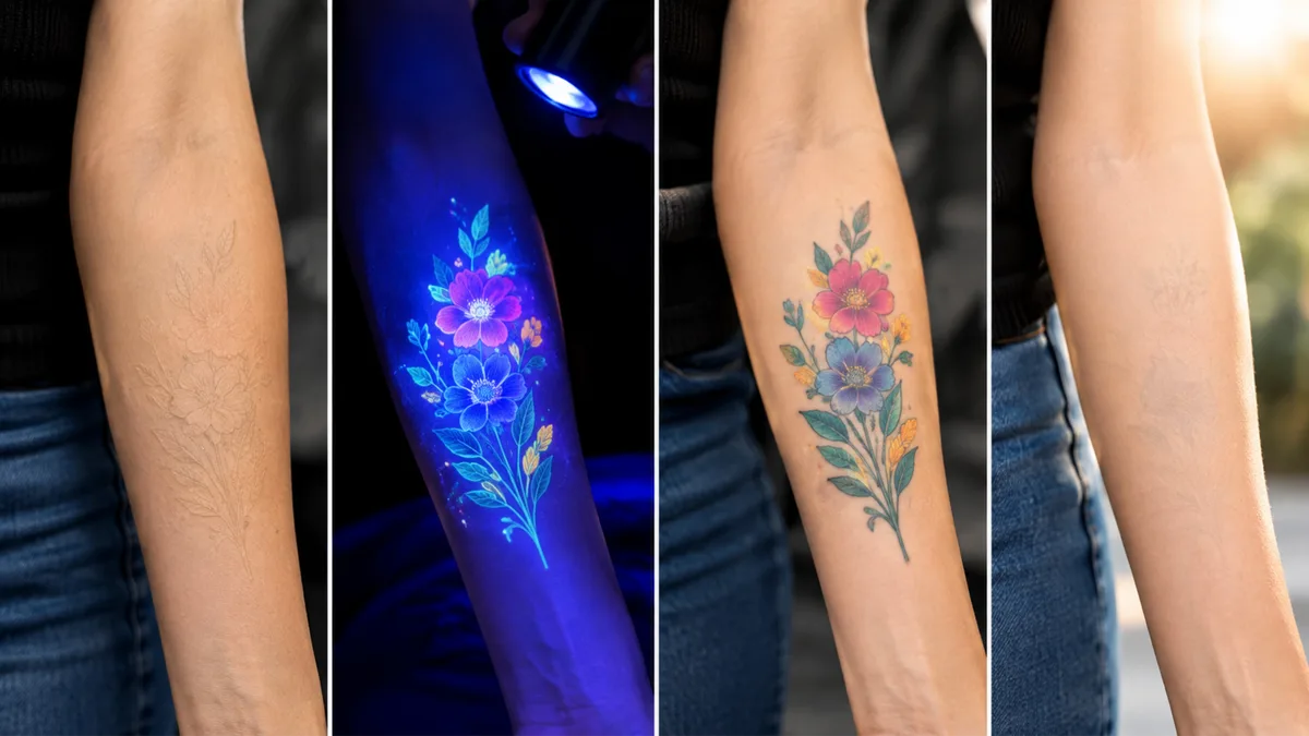 Cientistas criam tatuagem que ligada e a desligada com luz