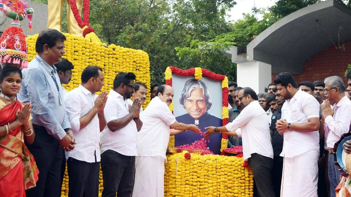 Tamil Nadu Governor Arlekar, CM Vijay pay tributes to A.P.J. Abdul Kalam on his birth anniversary
