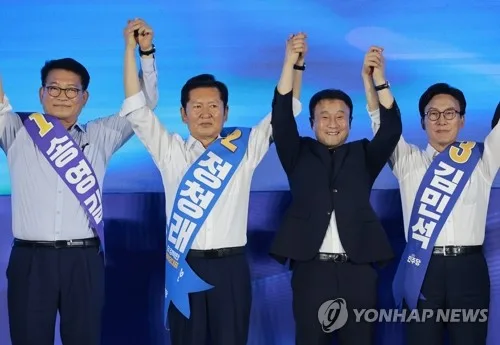 김민석, 호남·수도권 승리로 당권에 한발더…국민여론조사 변수