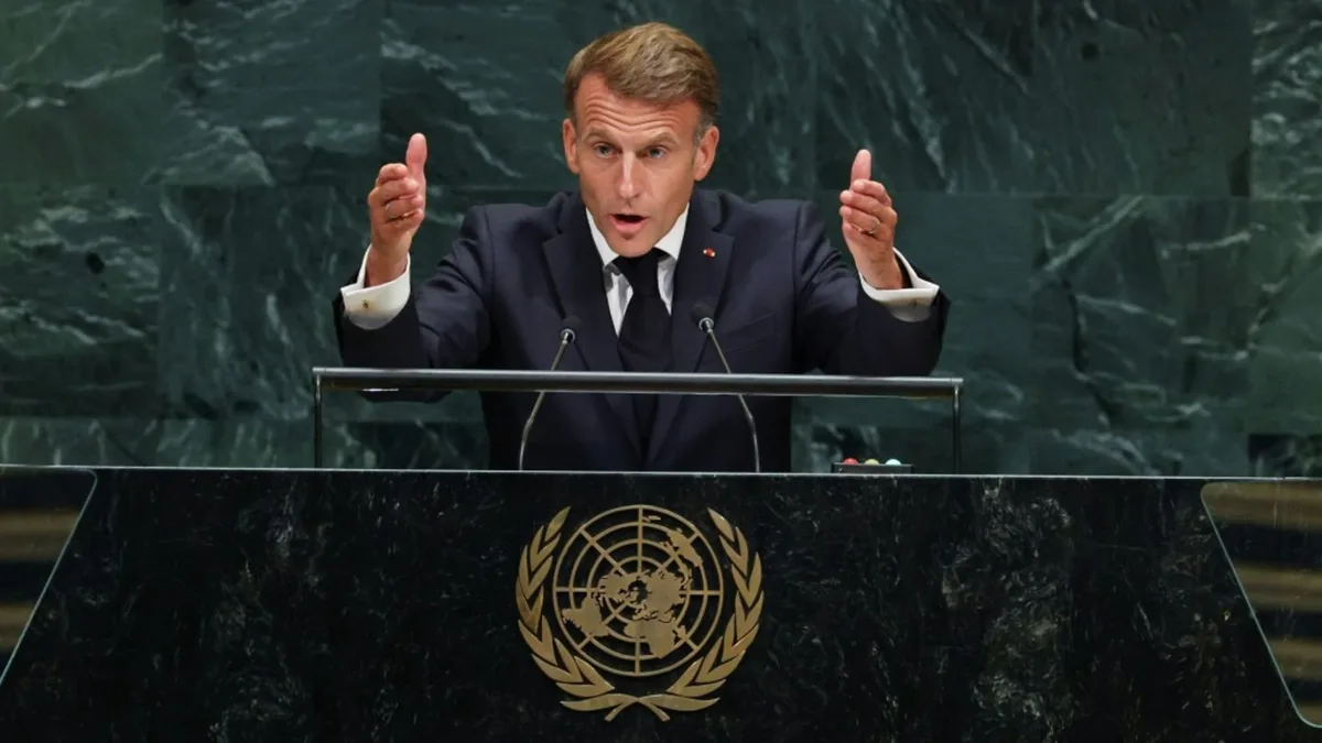 UN-Generaldebatte: Israel weist Macron-Äußerungen über Westjordanland als „grotesk“ zurück