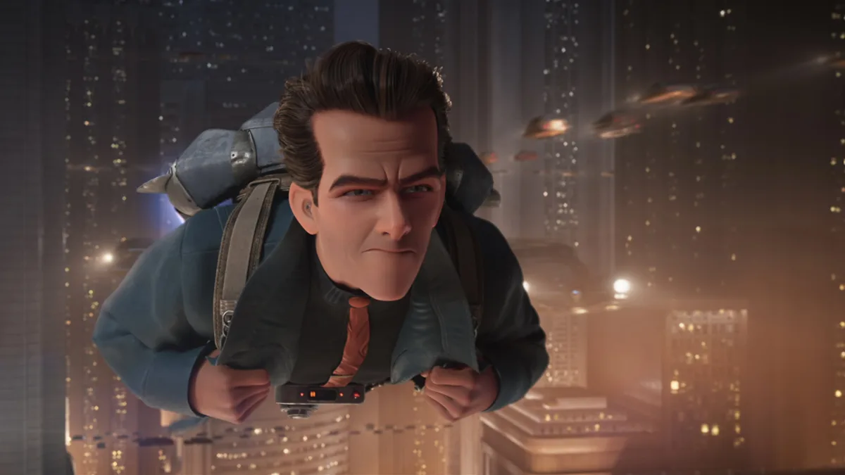 Brad Bird takes us behind the scenes of Ray Gunns massive sci-fi city
