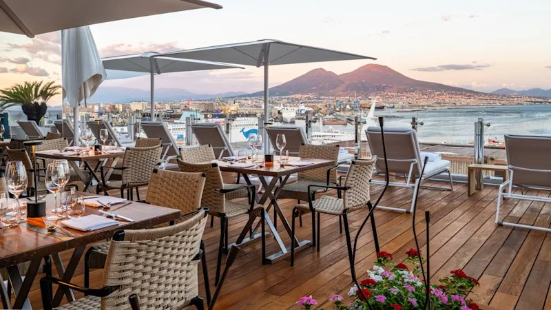 The views at this Italian hotel are just as good inside and out