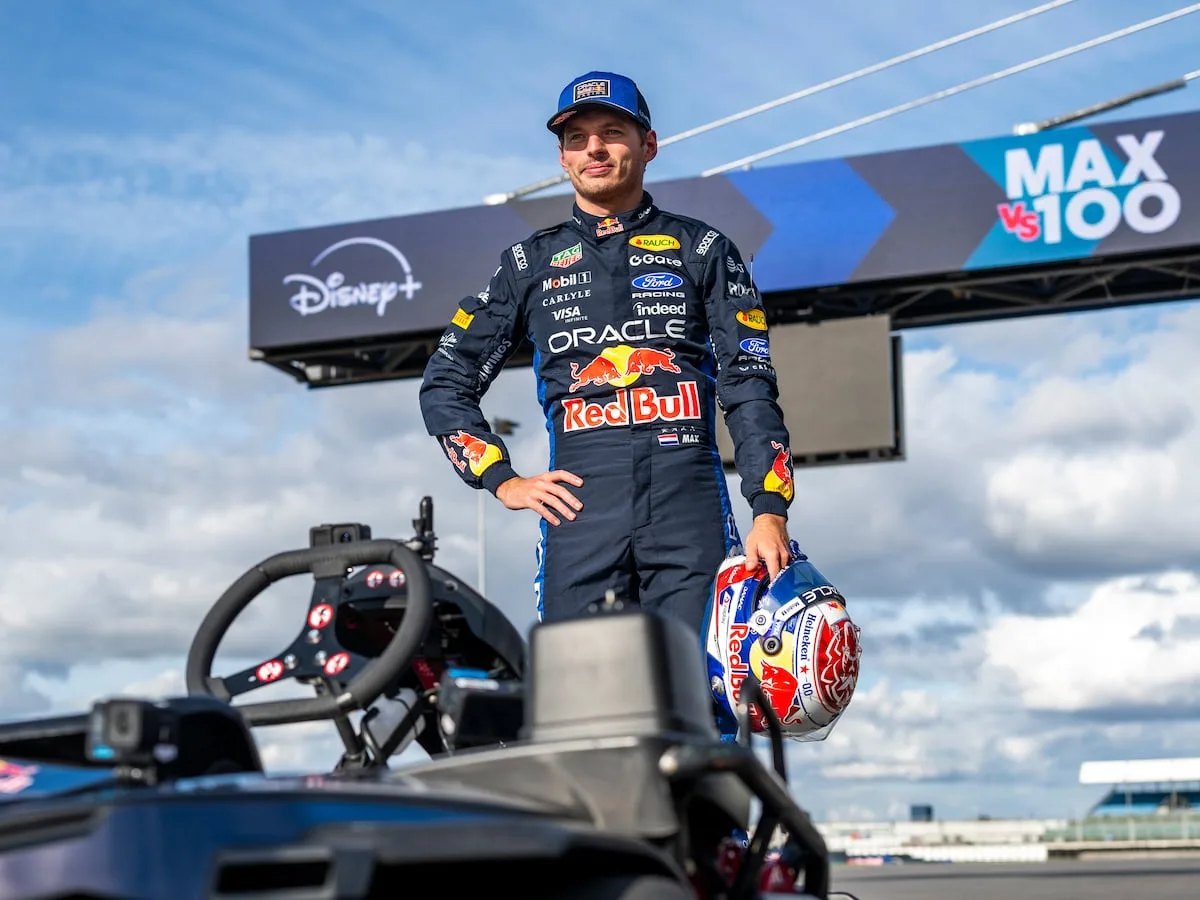 ‘First win of 2026’: Verstappen passes 100 go-karters in 13 laps