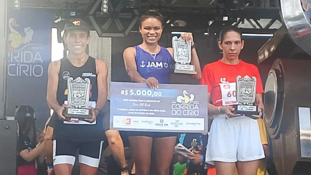 Franciane Moura vence os 10 km da Corrida do Círio e leva o Amazonas ao pódio em Belém