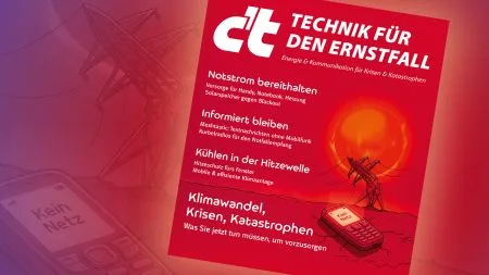 heise-Angebot: Jetzt erhältlich: Das neue c’t-Sonderheft Technik für den Ernstfall