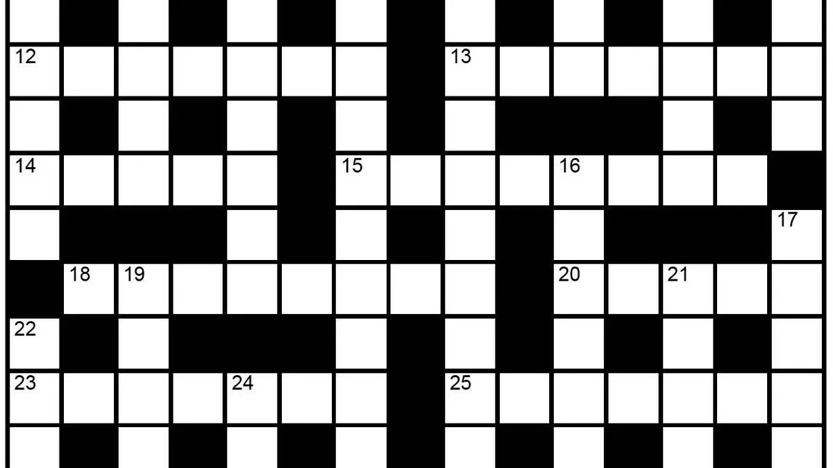 The Hindu Sunday crossword no. 72