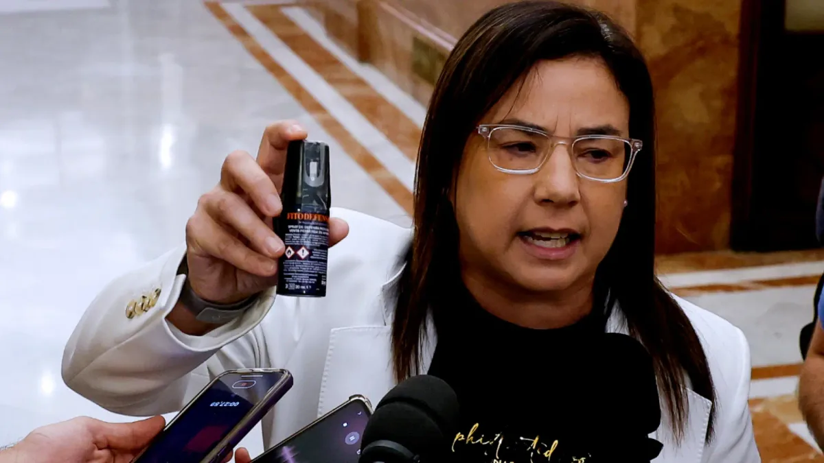 El Congreso reprueba pero no sanciona a Ana Vázquez, la diputada que llevó gas pimienta al hemiciclo