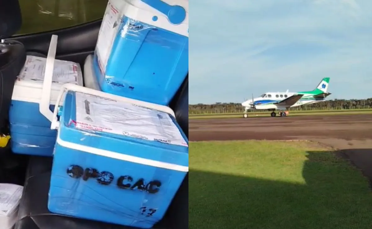 Com escolta e avião, operação transporta 9 órgãos de Toledo para Curitiba e Cascavel