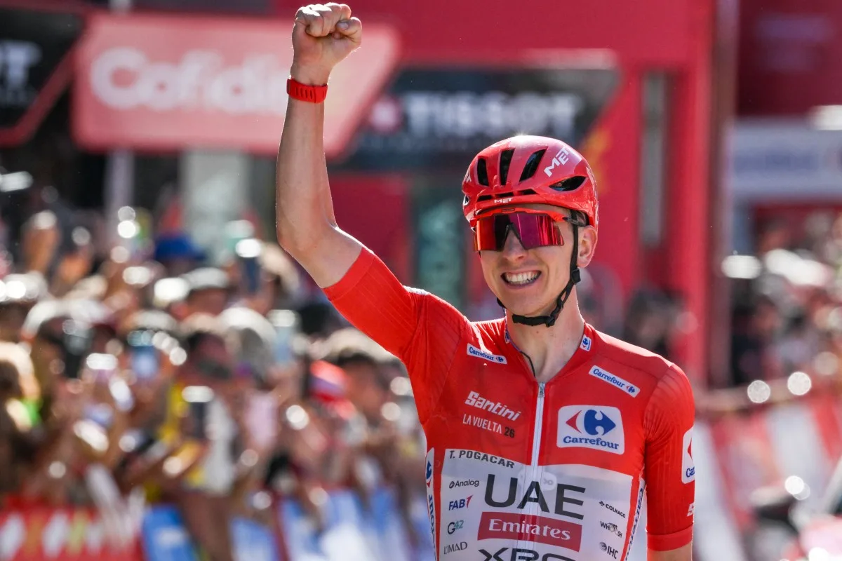 Tadej Pogacar sostiene el liderato de La Vuelta a España tras ganar la cuarta etapa