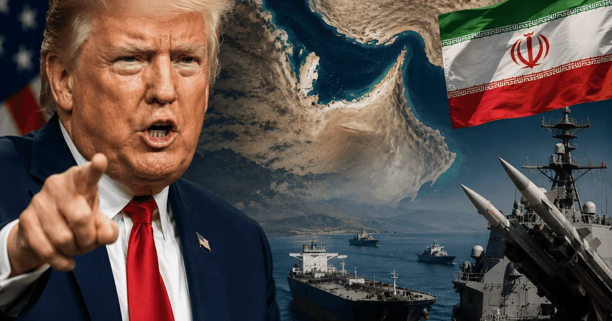 Trump ameaça Irã com “derrota pesada” e aponta Estreito de Ormuz