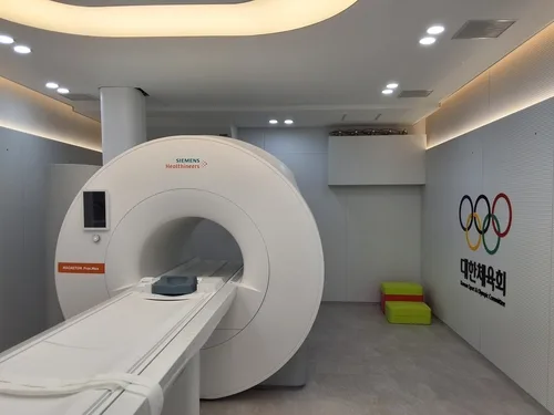 체육회, 진천선수촌에 국내 첫 광폭 출입구 MRI 도입