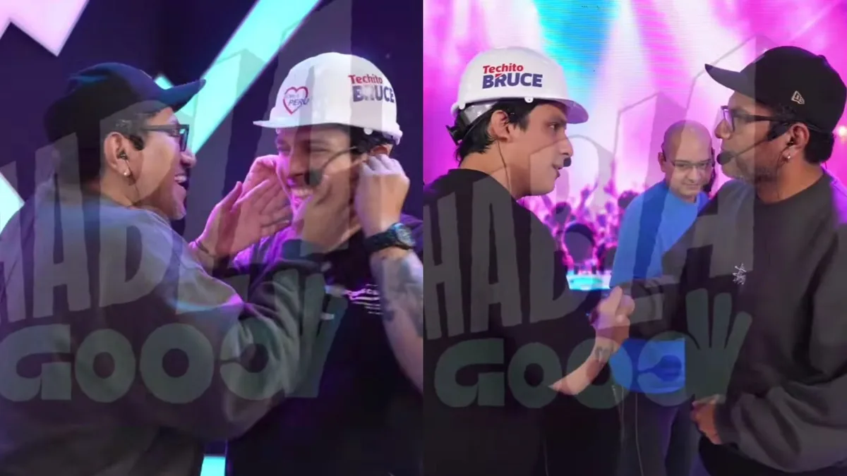 Curwen se burla e intenta recrear ampay de su novia Carla Campos en streaming ‘Habla Good’