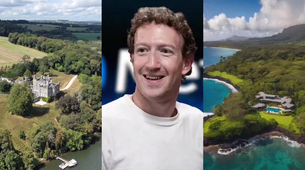 El imperio inmobiliario de Mark Zuckerberg: castillos, mansiones y una megafinca en Hawái