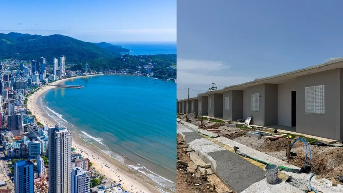 Mais de 2 mil famílias disputam 90 casas com parcelas a partir de R$ 80 em cidade com praia ‘supervalorizada’ de SC