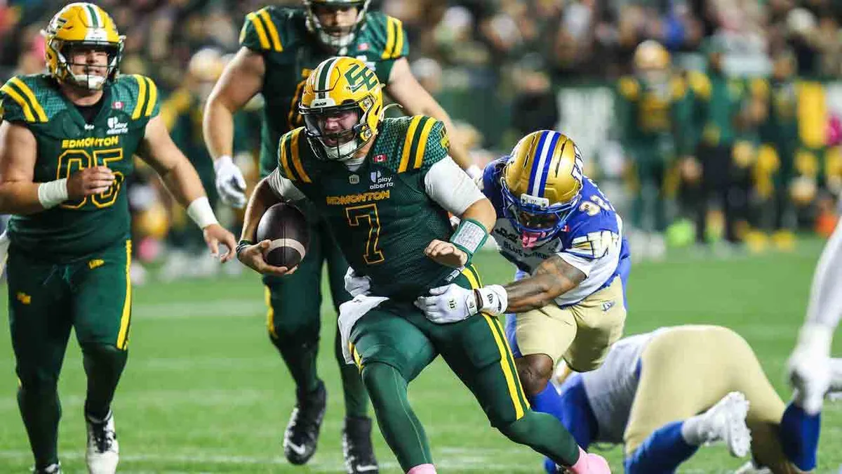 Elks clinch home field for West playoffs with win over Blue Bombers