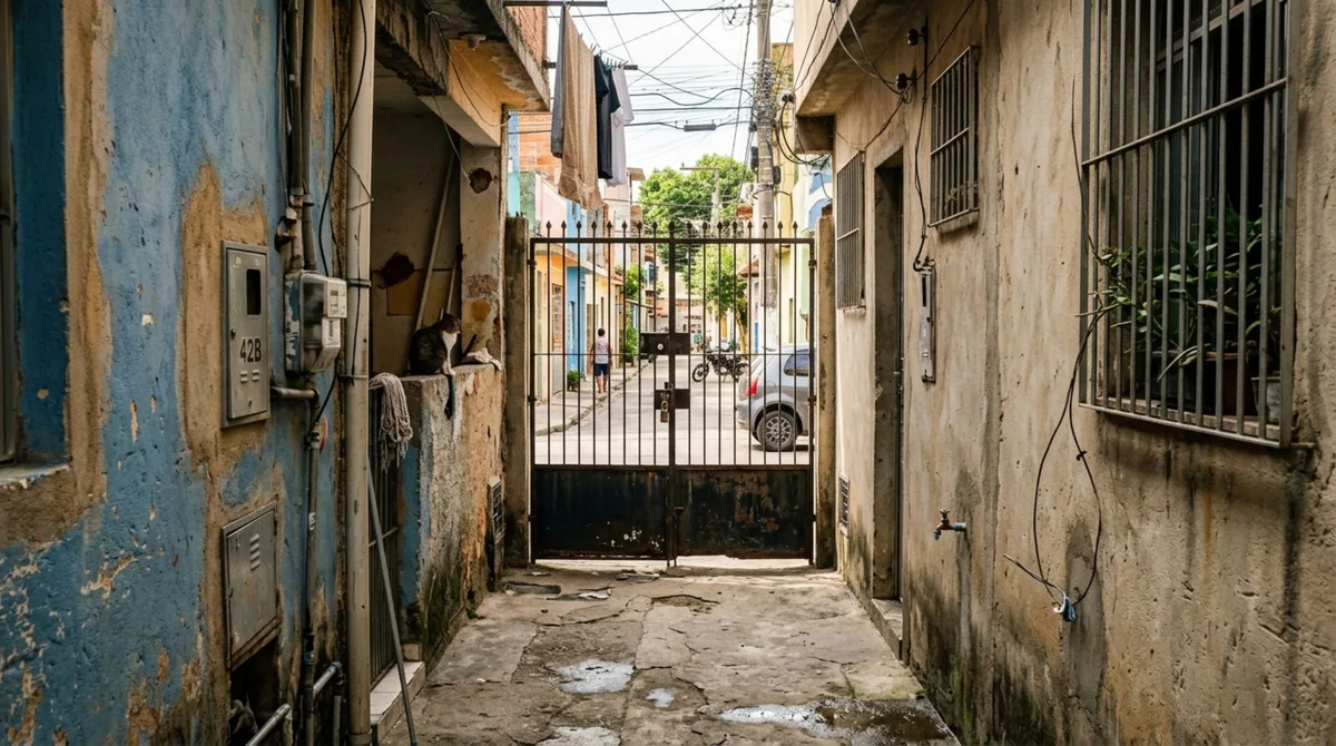 Casal compra casa com entrada independente pelos fundos, usada há décadas, e descobre durante a reforma que não existe servidão registrada para a passagem