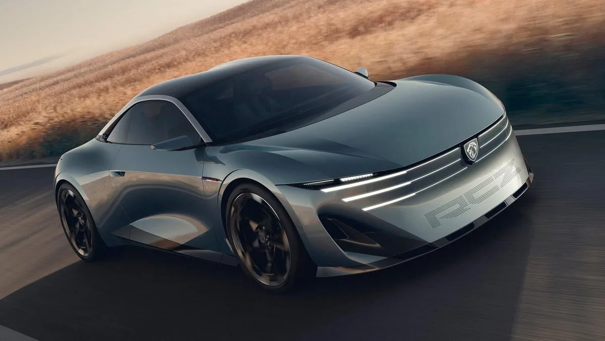 Peugeot RCZ Vision coupe revealed with 500hp and solid-state battery