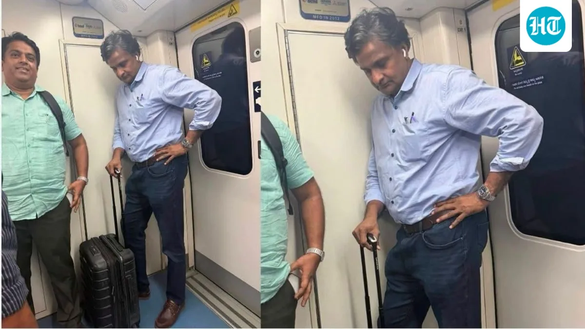 Minimalism at its best: India legend Javagal Srinath takes a metro ride to leave cricket fans awestruck