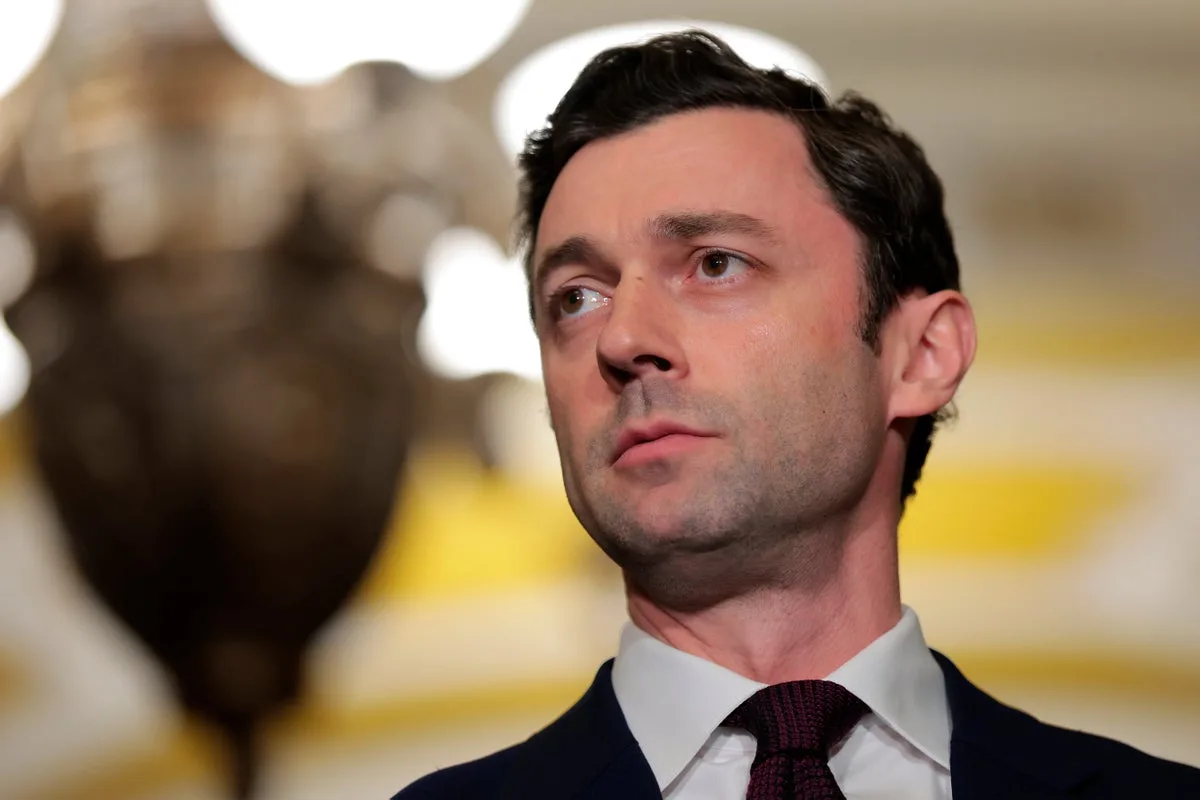 Jon Ossoff says it is ‘amazing to watch this White House melt down’ over Natalie Harp jab
