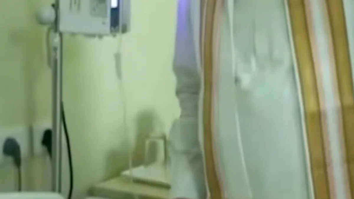 Watch: Amit Shah visits hospital to meet people injured in the Kolkata pandal stampede