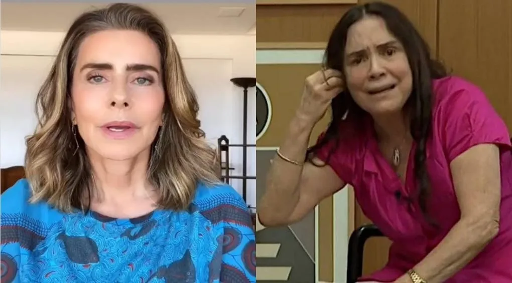 Maitê Proença fala de Regina Duarte: ‘Não é uma pessoa ruim’